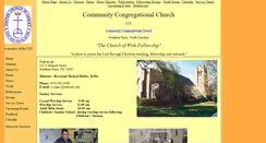 Desktop Screenshot of communitycongregational.org